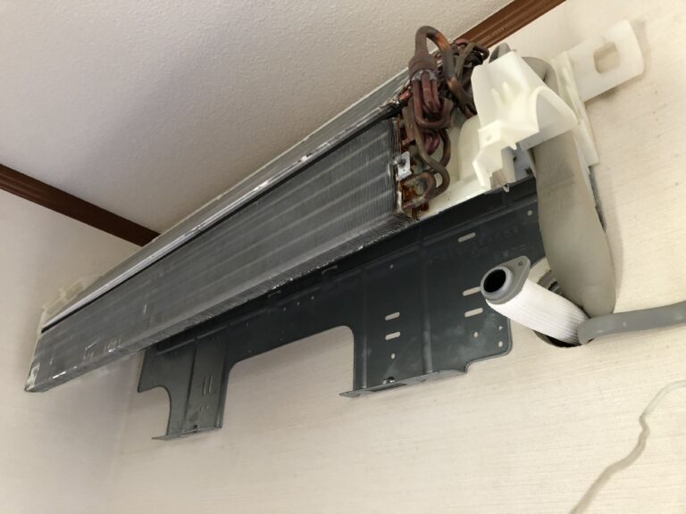 壁掛けオーバーホール後の本体熱交換器